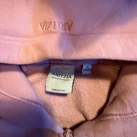 Aritzia Frozen berry Full-Zip Hoodie - Picture 2 of 2